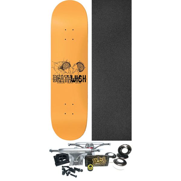 Deathwish Skateboards Jake Hayes Mindfulness Skateboard Deck - 8.47" x 31.875" - Complete Skateboard Bundle